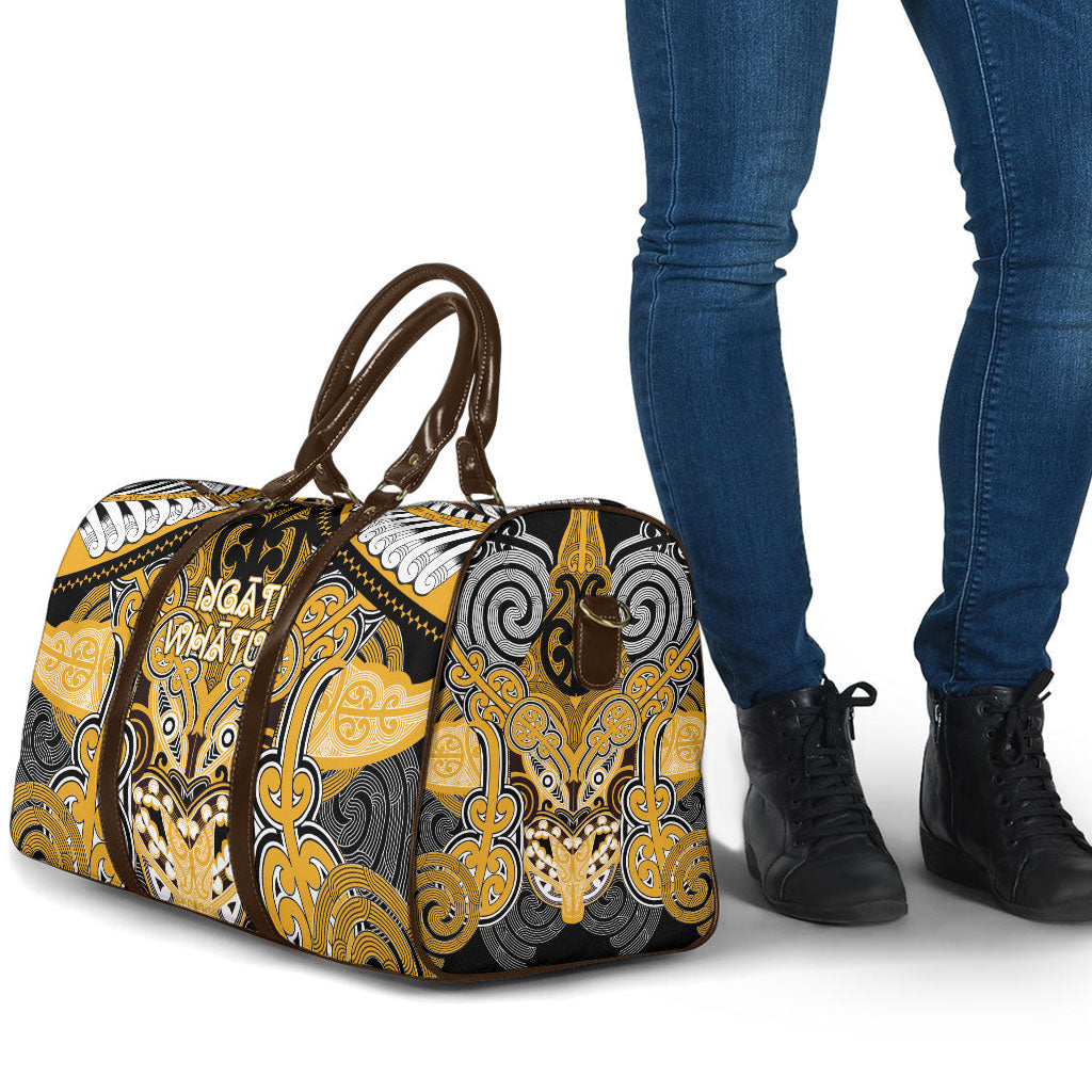 Aotearoa Iwi Ngati Whatua Travel Bag Maori Kowhaiwhai Pattern