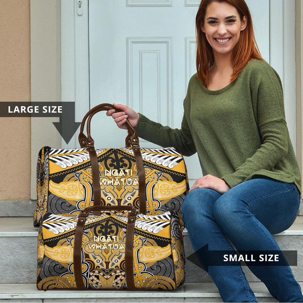 Aotearoa Iwi Ngati Whatua Travel Bag Maori Kowhaiwhai Pattern