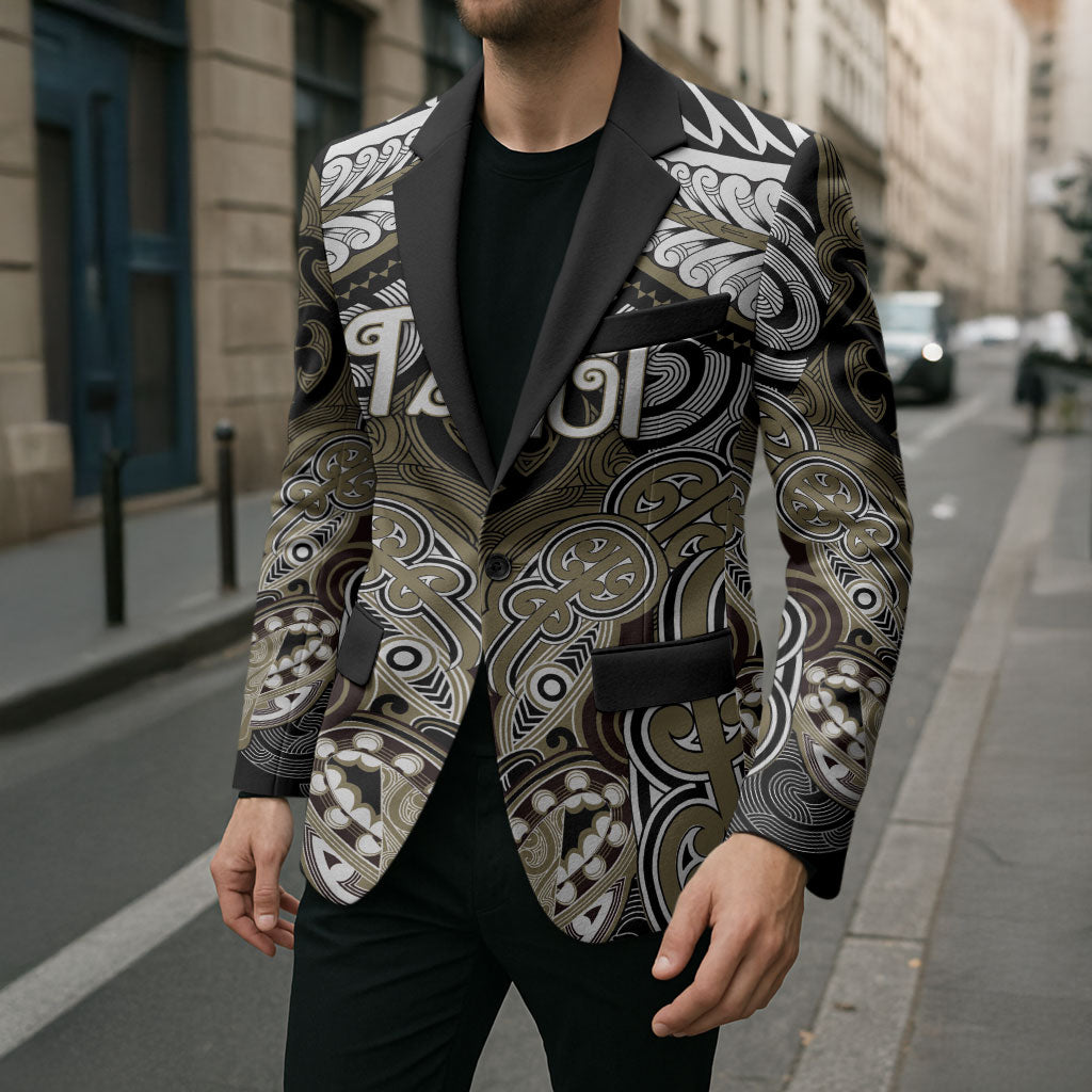 Aotearoa Iwi Waikato Tainui Personalised Blazer Maori Kowhaiwhai Pattern