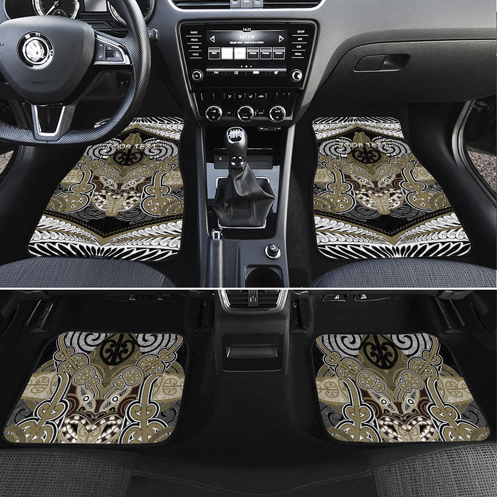 Aotearoa Iwi Waikato Tainui Personalised Car Mats Maori Kowhaiwhai Pattern