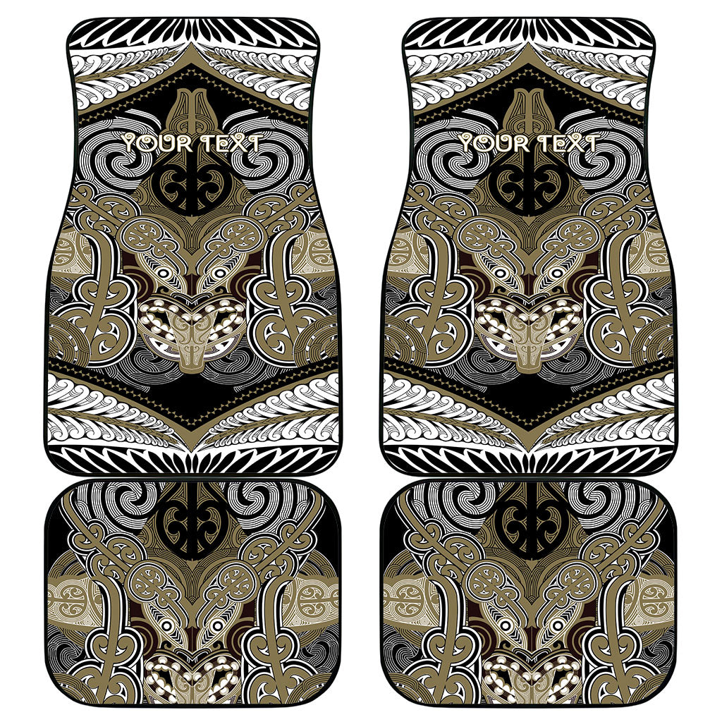 Aotearoa Iwi Waikato Tainui Personalised Car Mats Maori Kowhaiwhai Pattern