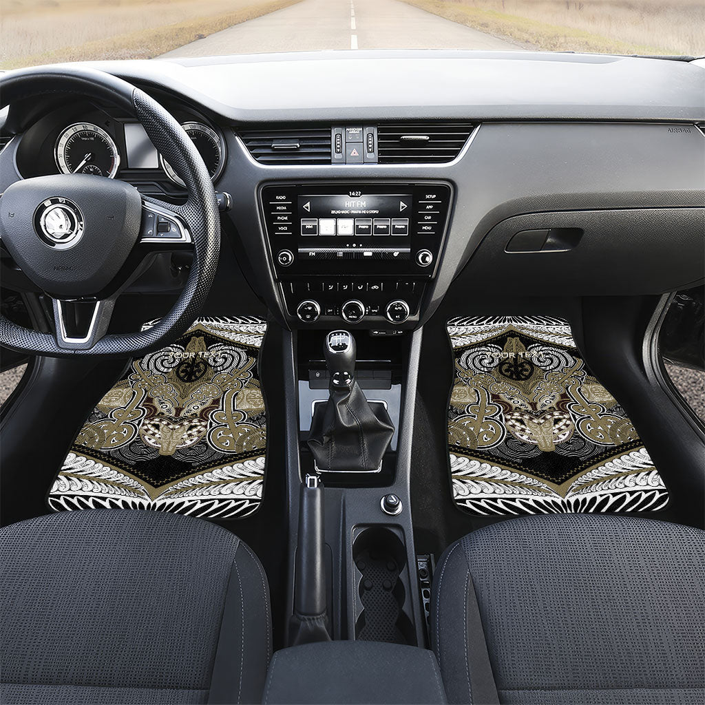 Aotearoa Iwi Waikato Tainui Personalised Car Mats Maori Kowhaiwhai Pattern