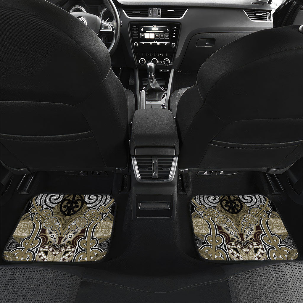 Aotearoa Iwi Waikato Tainui Personalised Car Mats Maori Kowhaiwhai Pattern