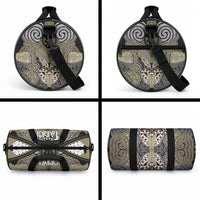 Aotearoa Iwi Waikato Tainui Duffle Bag Maori Kowhaiwhai Pattern