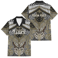 Aotearoa Iwi Waikato Tainui Personalised Family Matching Summer Maxi Dress and Hawaiian Shirt Maori Kowhaiwhai Pattern