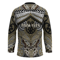 Aotearoa Iwi Waikato Tainui Personalised Hockey Jersey Maori Kowhaiwhai Pattern