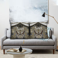 Aotearoa Iwi Waikato Tainui Pillow Cover Maori Kowhaiwhai Pattern