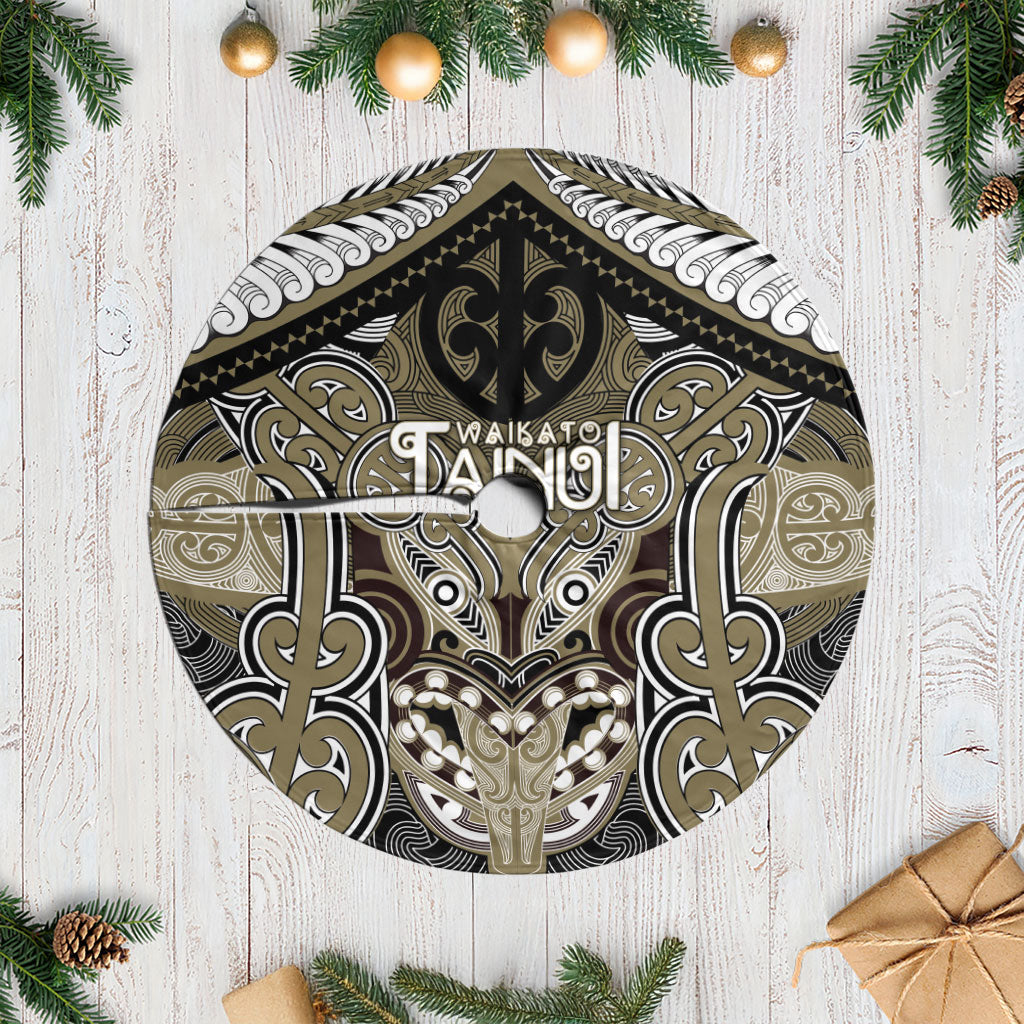 Aotearoa Iwi Waikato Tainui Tree Skirt Maori Kowhaiwhai Pattern