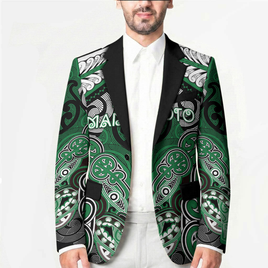 Aotearoa Iwi Ngati Maniapoto Personalised Blazer Maori Kowhaiwhai Pattern
