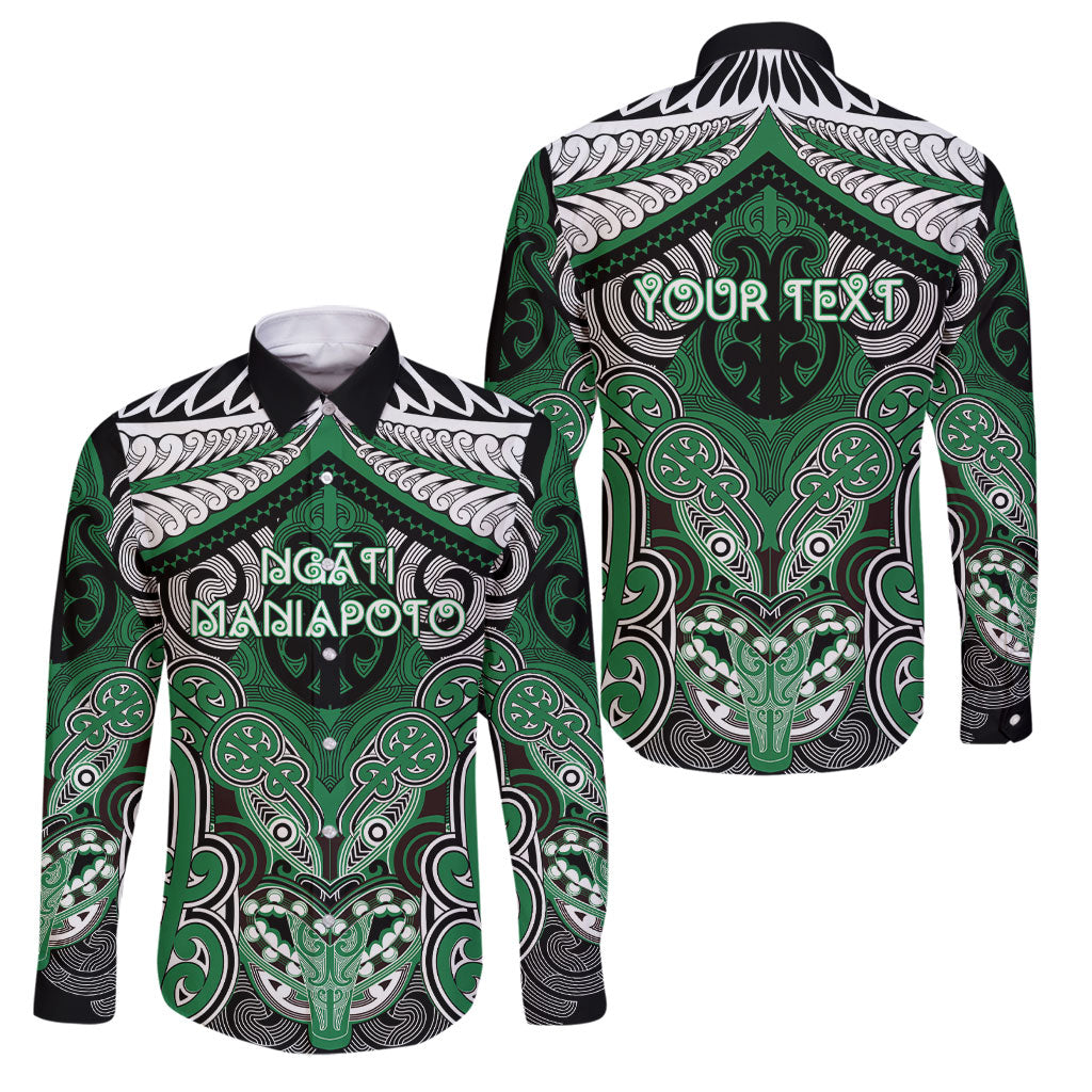 Aotearoa Iwi Ngati Maniapoto Personalised Family Matching Tank Maxi Dress and Hawaiian Shirt Maori Kowhaiwhai Pattern