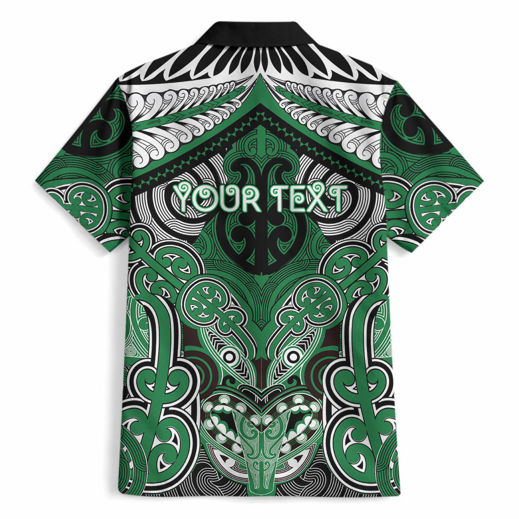 Aotearoa Iwi Ngati Maniapoto Personalised Hawaiian Shirt Maori Kowhaiwhai Pattern