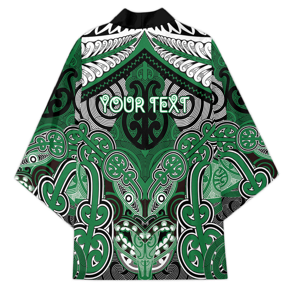 Aotearoa Iwi Ngati Maniapoto Personalised Kimono Maori Kowhaiwhai Pattern