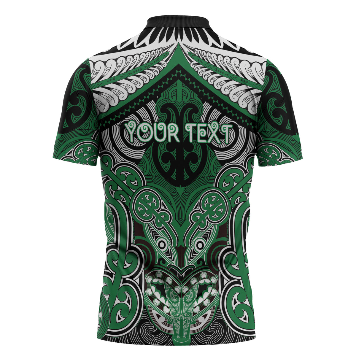 Aotearoa Iwi Ngati Maniapoto Personalised Zipper Polo Shirt Maori Kowhaiwhai Pattern
