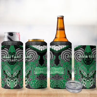 Aotearoa Iwi Ngai Tahu Personalised 4 in 1 Can Cooler Tumbler Maori Kowhaiwhai Pattern