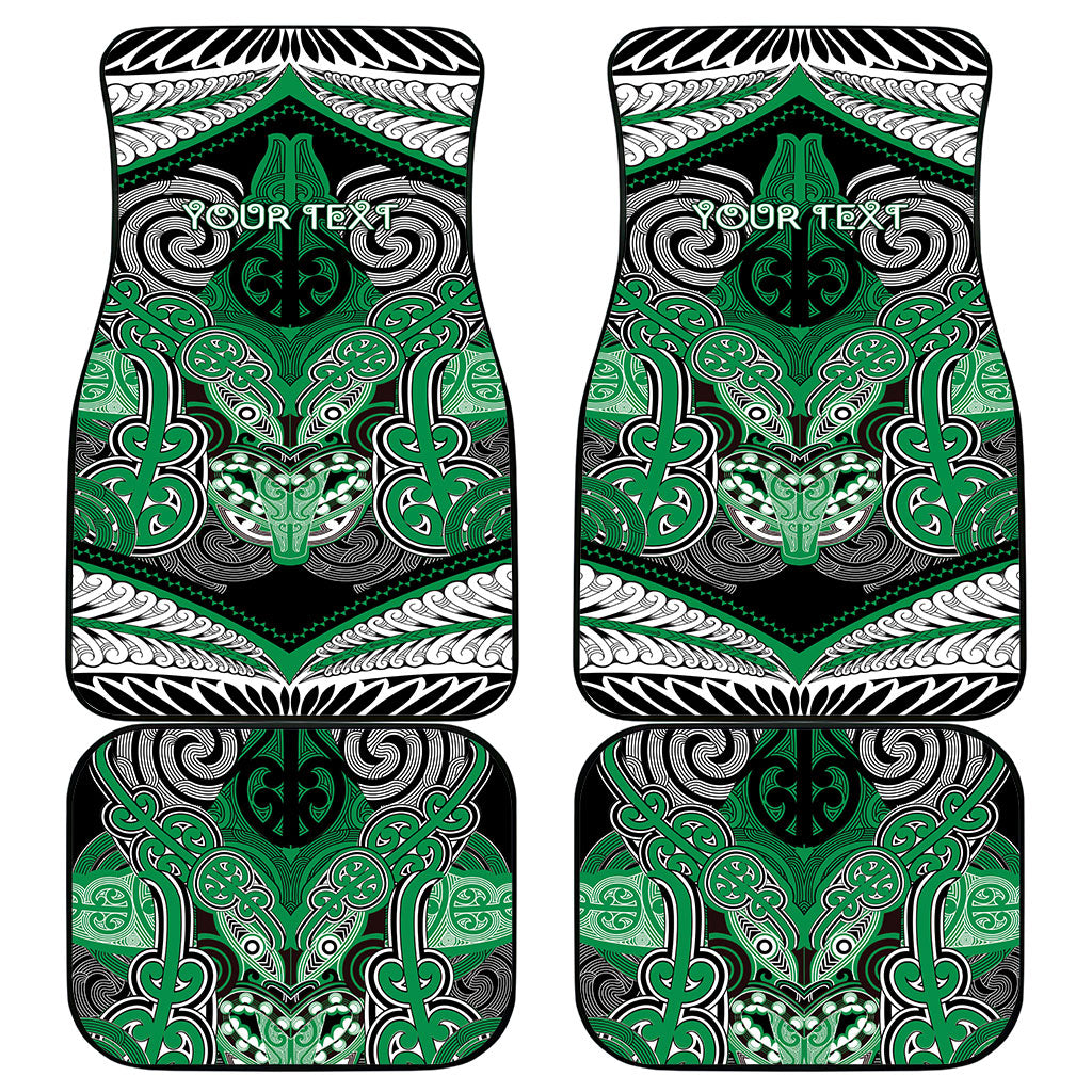 Aotearoa Iwi Ngai Tahu Personalised Car Mats Maori Kowhaiwhai Pattern