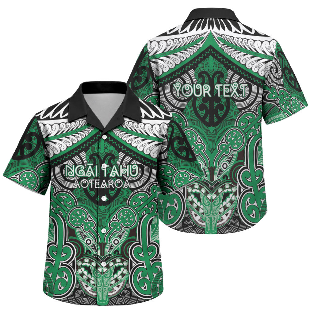 Aotearoa Iwi Ngai Tahu Personalised Family Matching Summer Maxi Dress and Hawaiian Shirt Maori Kowhaiwhai Pattern
