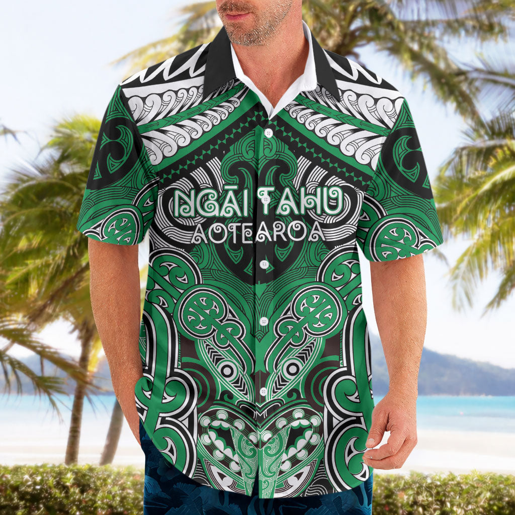 Aotearoa Iwi Ngai Tahu Personalised Hawaiian Shirt Maori Kowhaiwhai Pattern