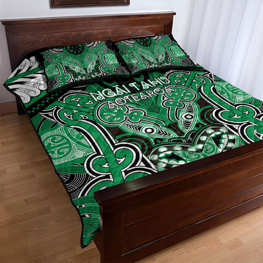 Aotearoa Iwi Ngai Tahu Quilt Bed Set Maori Kowhaiwhai Pattern