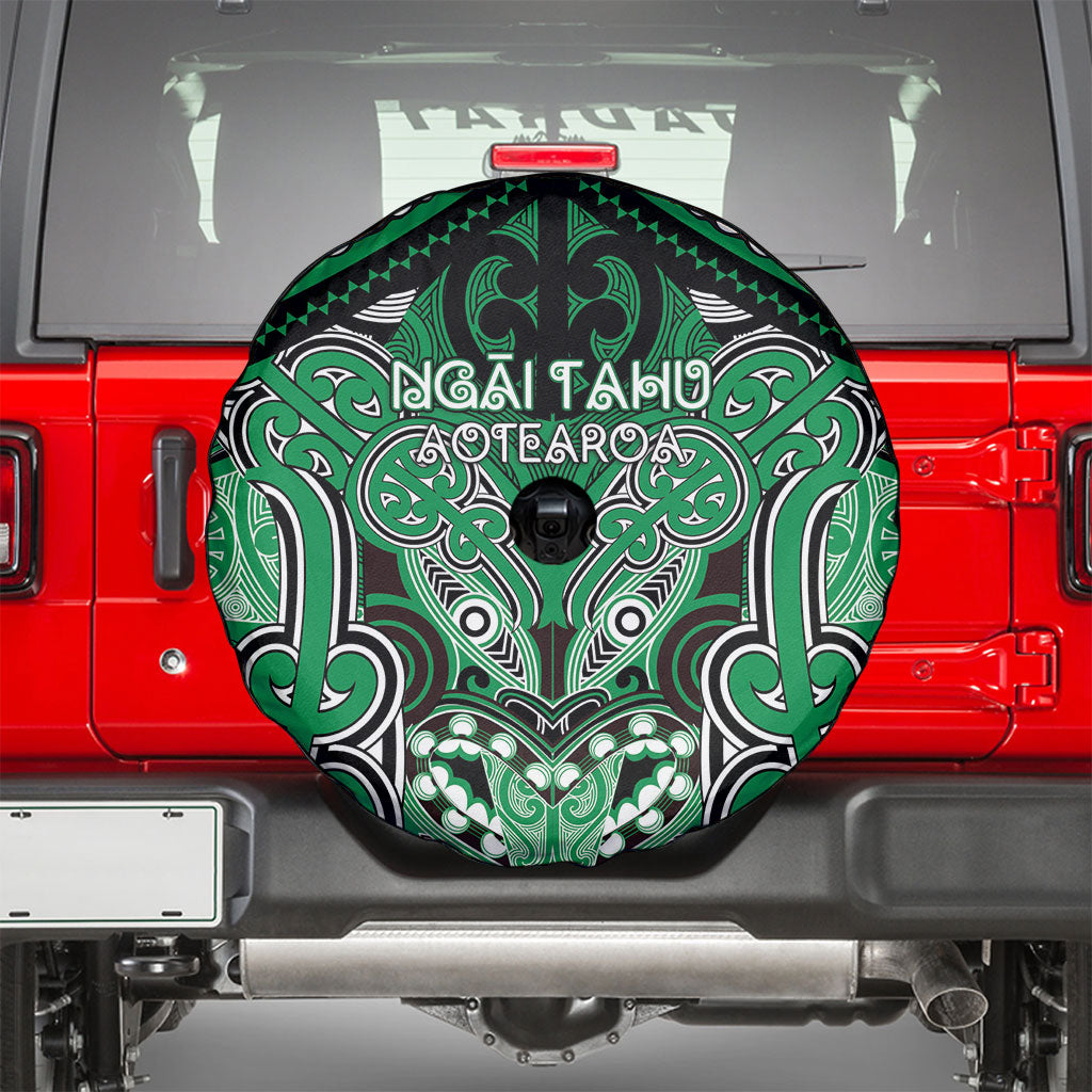 Aotearoa Iwi Ngai Tahu Spare Tire Cover Maori Kowhaiwhai Pattern
