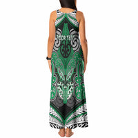 Aotearoa Iwi Ngai Tahu Personalised Tank Maxi Dress Maori Kowhaiwhai Pattern