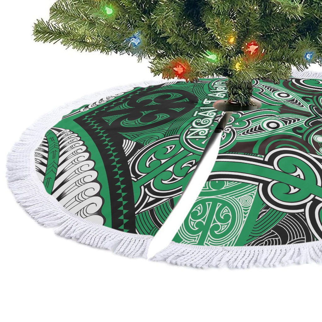 Aotearoa Iwi Ngai Tahu Tree Skirt Maori Kowhaiwhai Pattern