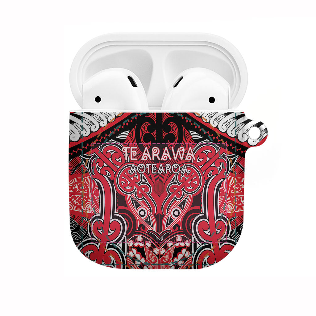 Aotearoa Iwi Te Arawa AirPods Case Maori Kowhaiwhai Pattern