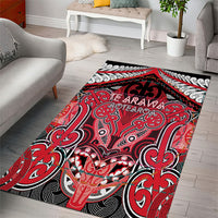 Aotearoa Iwi Te Arawa Area Rug Maori Kowhaiwhai Pattern