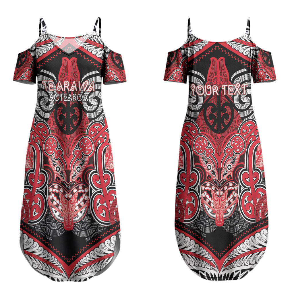 Aotearoa Iwi Te Arawa Personalised Couples Matching Summer Maxi Dress and Hawaiian Shirt Maori Kowhaiwhai Pattern