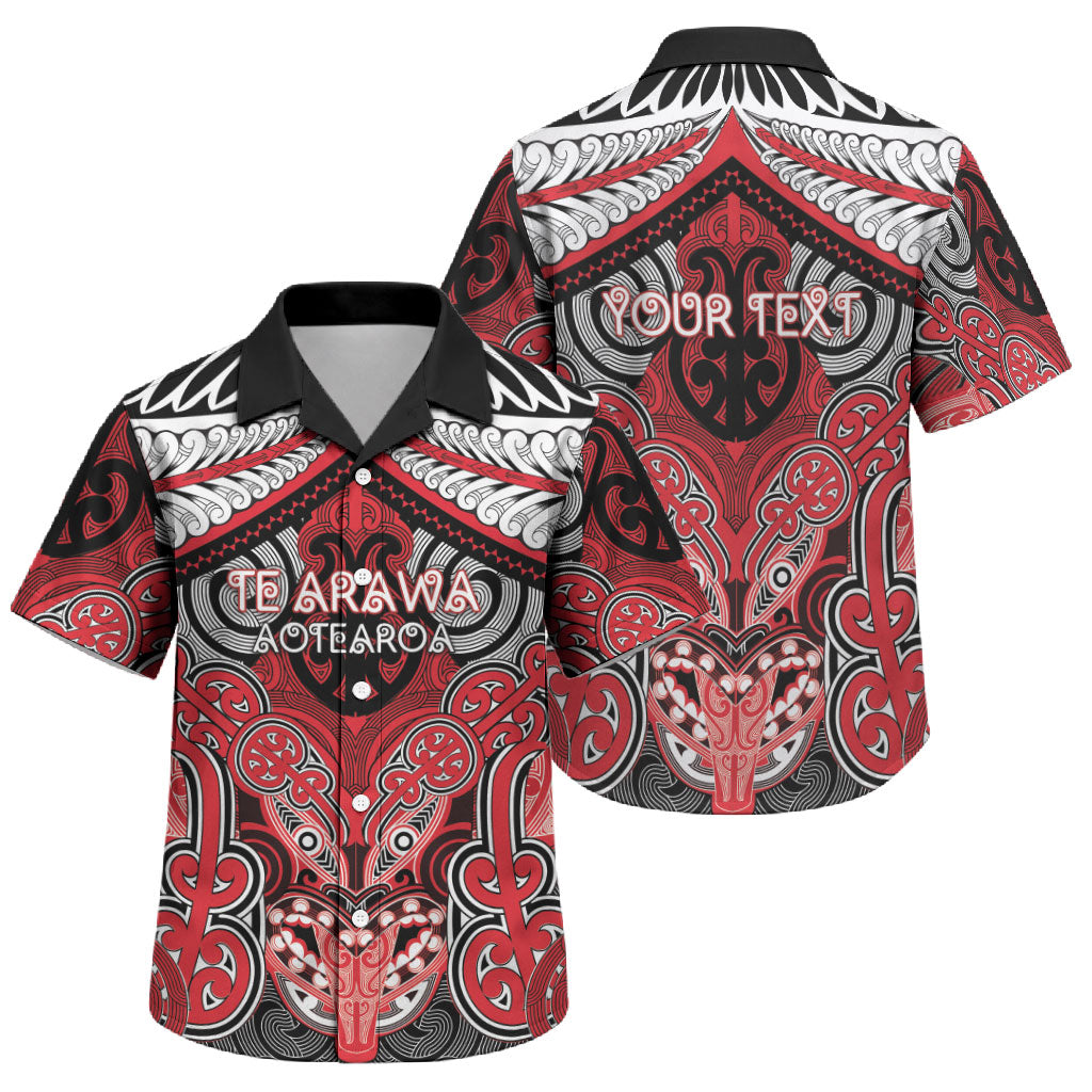Aotearoa Iwi Te Arawa Personalised Family Matching Off Shoulder Maxi Dress and Hawaiian Shirt Maori Kowhaiwhai Pattern