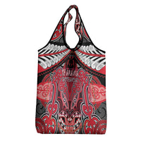Aotearoa Iwi Te Arawa Grocery Bag Maori Kowhaiwhai Pattern