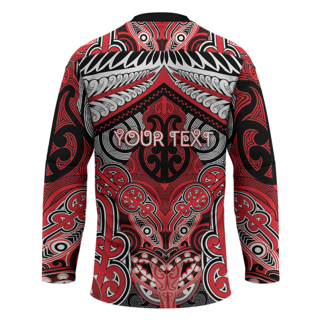 Aotearoa Iwi Te Arawa Personalised Hockey Jersey Maori Kowhaiwhai Pattern