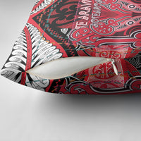 Aotearoa Iwi Te Arawa Pillow Cover Maori Kowhaiwhai Pattern