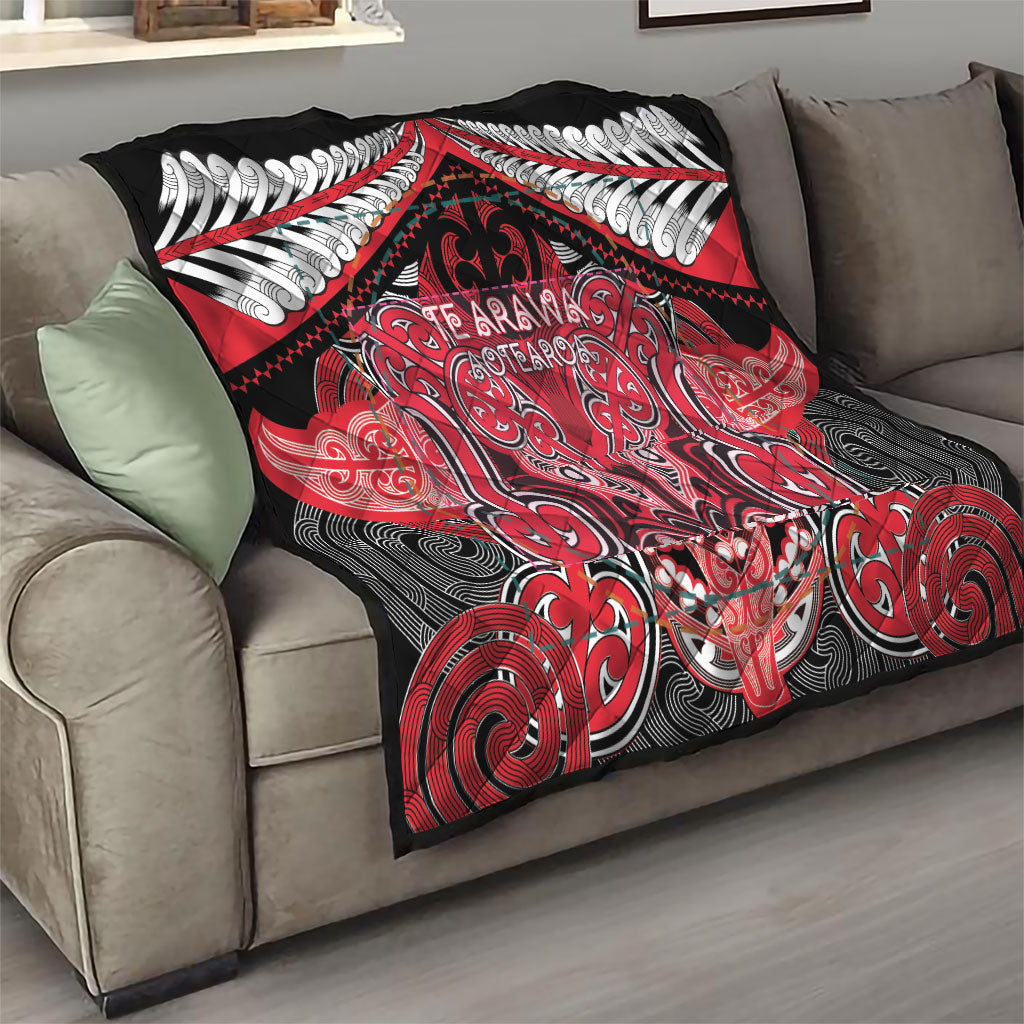 Aotearoa Iwi Te Arawa Quilt Maori Kowhaiwhai Pattern