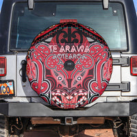 Aotearoa Iwi Te Arawa Spare Tire Cover Maori Kowhaiwhai Pattern