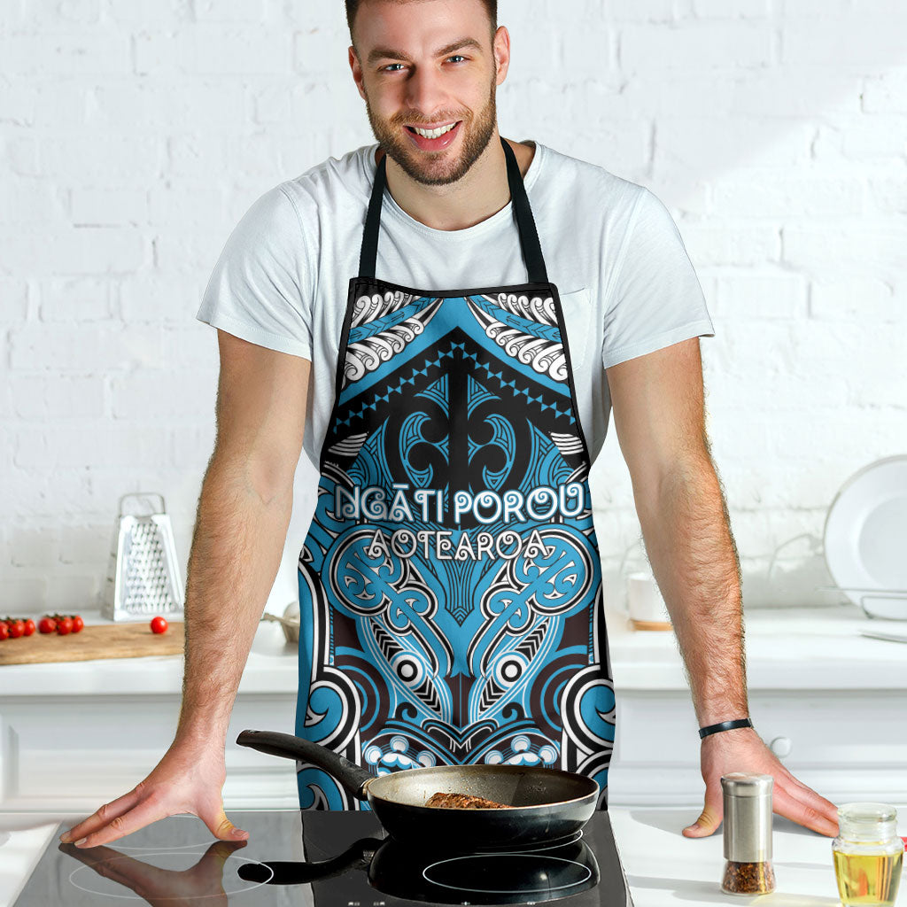 Aotearoa Iwi Ngati Porou Apron Maori Kowhaiwhai Pattern