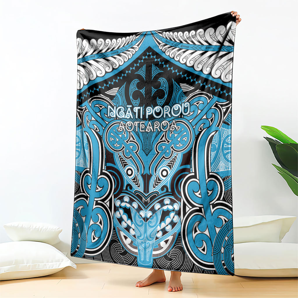Aotearoa Iwi Ngati Porou Blanket Maori Kowhaiwhai Pattern