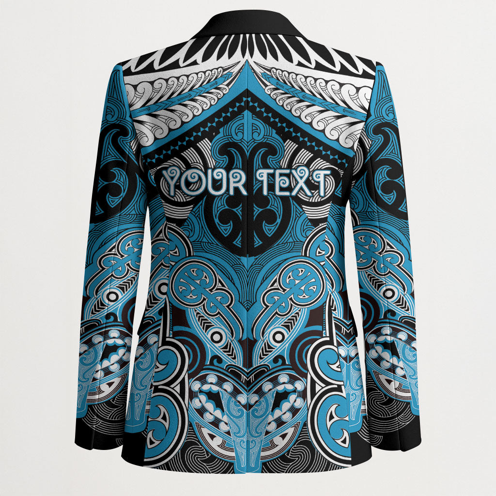 Aotearoa Iwi Ngati Porou Personalised Blazer Maori Kowhaiwhai Pattern