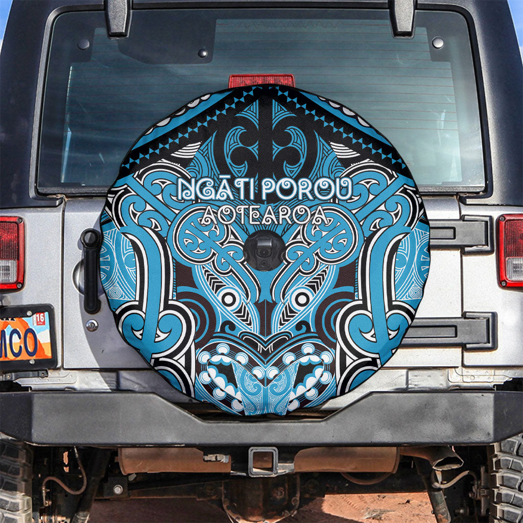 Aotearoa Iwi Ngati Porou Spare Tire Cover Maori Kowhaiwhai Pattern
