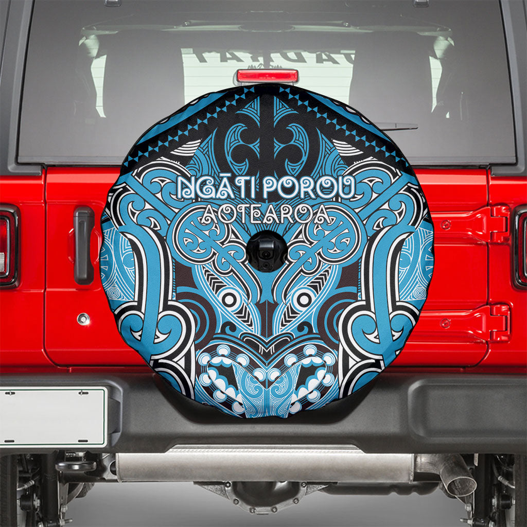 Aotearoa Iwi Ngati Porou Spare Tire Cover Maori Kowhaiwhai Pattern