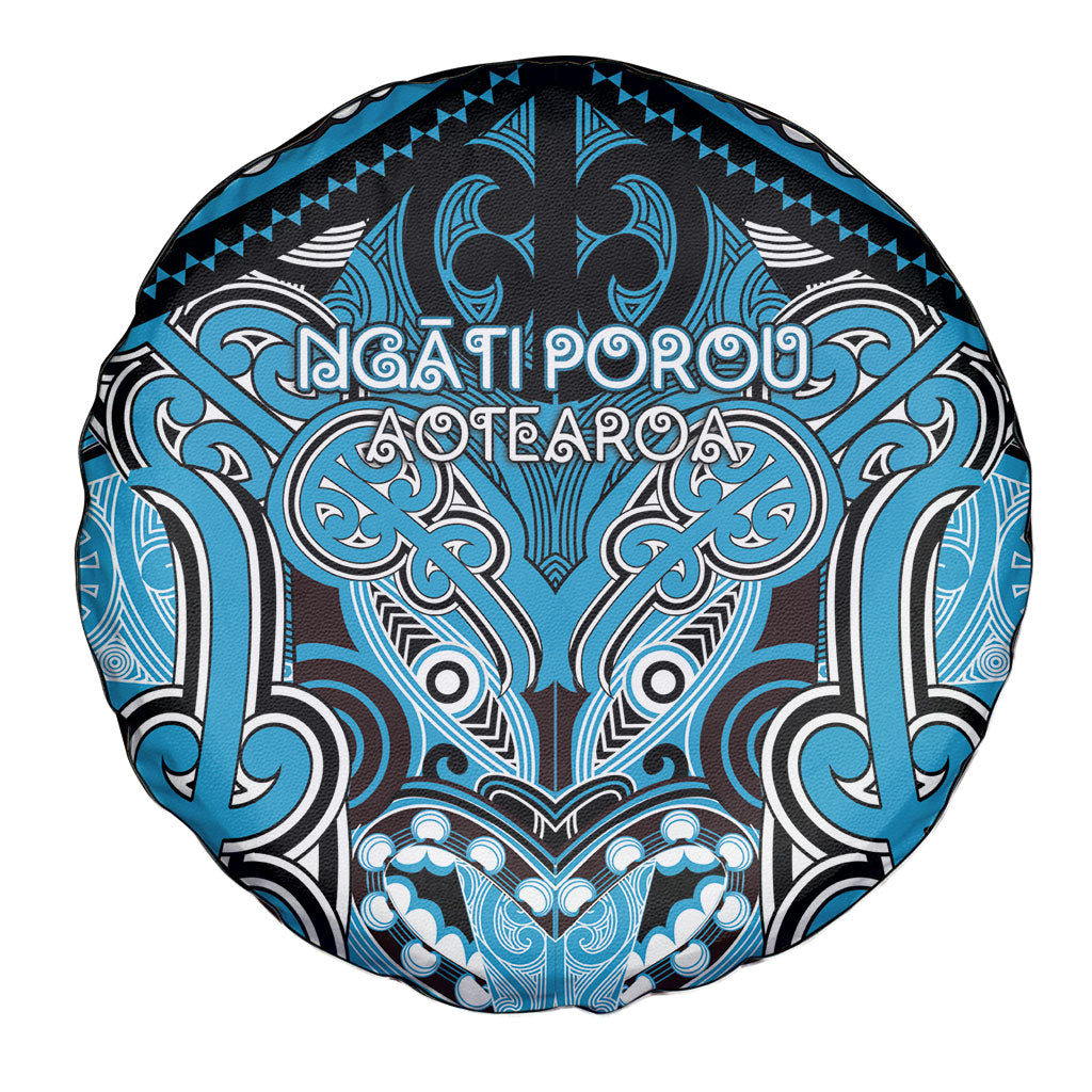 Aotearoa Iwi Ngati Porou Spare Tire Cover Maori Kowhaiwhai Pattern