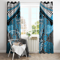 Aotearoa Iwi Ngati Porou Window Curtain Maori Kowhaiwhai Pattern