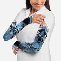 Aotearoa Iwi Ngati Kahungunu Personalised Arm Sleeves Maori Kowhaiwhai Pattern