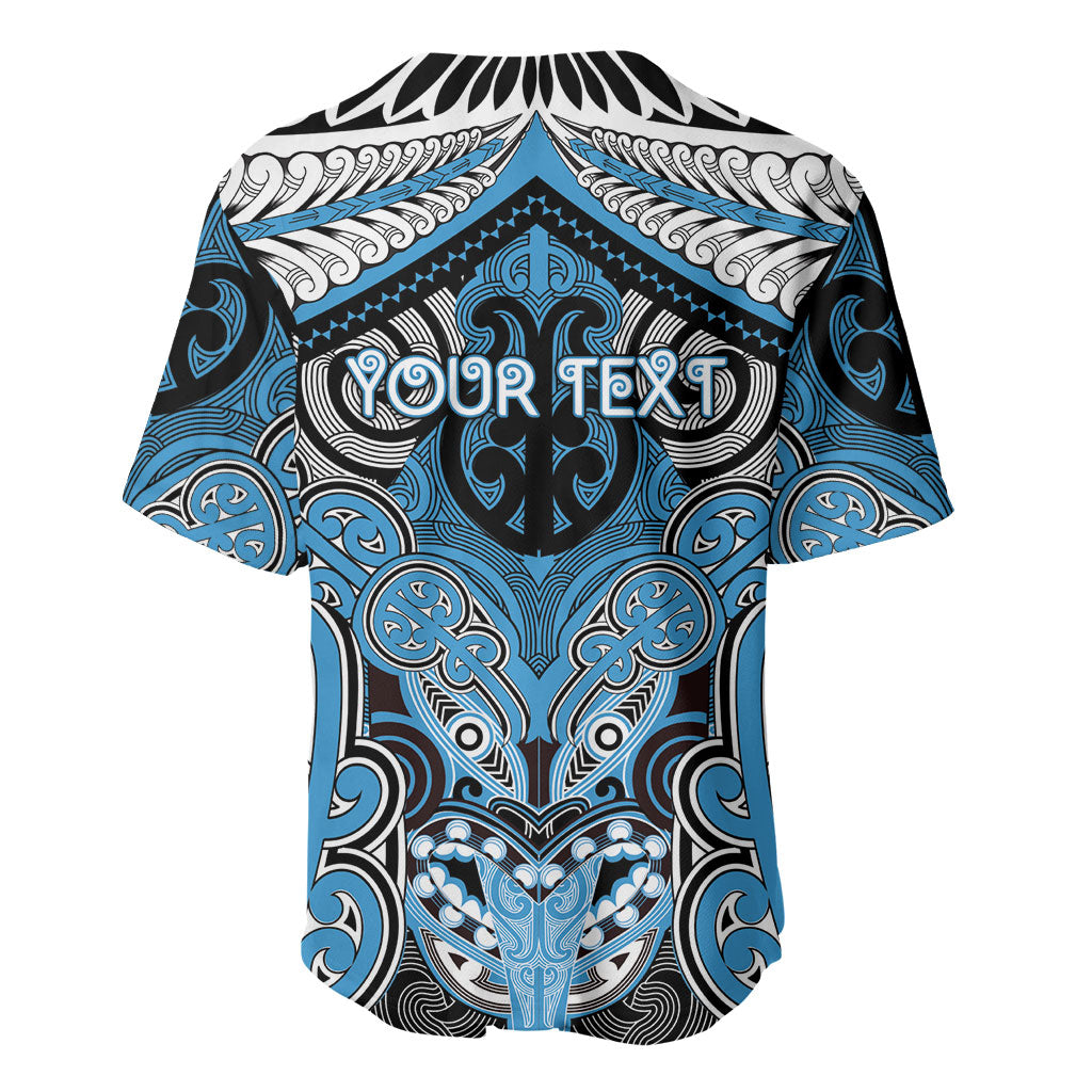 Aotearoa Iwi Ngati Kahungunu Personalised Baseball Jersey Maori Kowhaiwhai Pattern