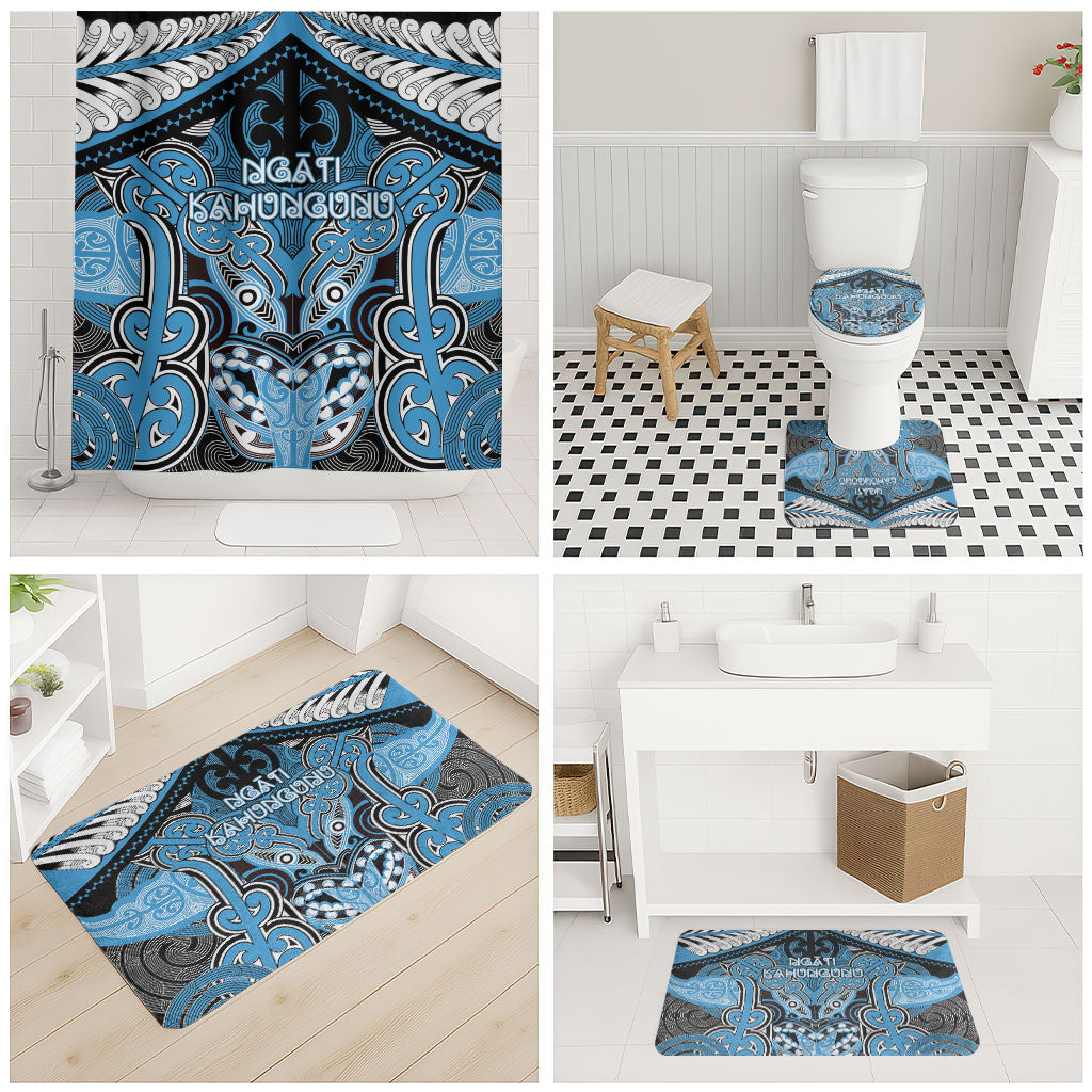 Aotearoa Iwi Ngati Kahungunu Bathroom Set Maori Kowhaiwhai Pattern