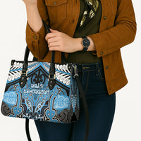 Aotearoa Iwi Ngati Kahungunu Leather Bag Maori Kowhaiwhai Pattern