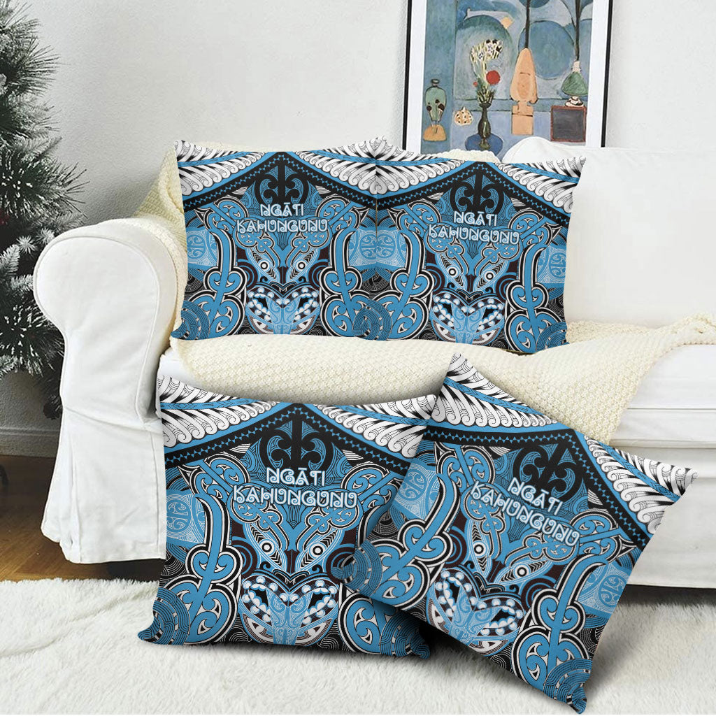 Aotearoa Iwi Ngati Kahungunu Pillow Cover Maori Kowhaiwhai Pattern