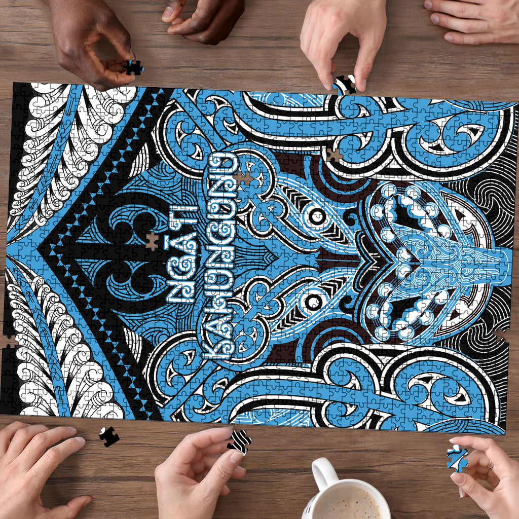 Aotearoa Iwi Ngati Kahungunu Puzzle Maori Kowhaiwhai Pattern