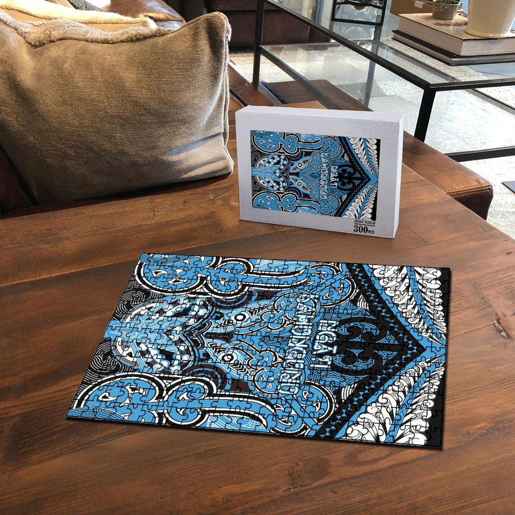 Aotearoa Iwi Ngati Kahungunu Puzzle Maori Kowhaiwhai Pattern