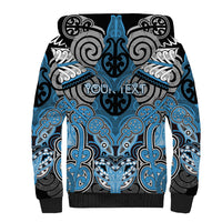 Aotearoa Iwi Ngati Kahungunu Personalised Sherpa Hoodie Maori Kowhaiwhai Pattern