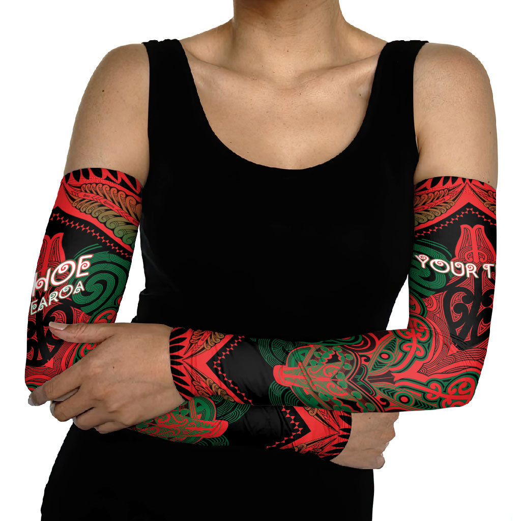 Aotearoa Iwi Tuhoe Personalised Arm Sleeves Maori Kowhaiwhai Pattern